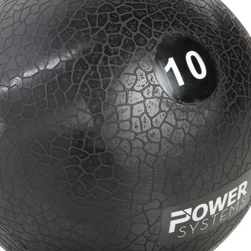 Power Systems MEGA Slam Ball Prime (10 lb), No-Bounce 10" Medicine Ball for Strength & Core Training