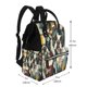 thumbnail image 2 of Easygdp Colorful Bulldog Duo para Bolsa de Bebé de Gran Capacidad con Múltiples Bolsillos, Bolsa de Pañales para Padres, Bolsa de Viaje Organizada y Elegante, 2 of 6