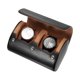 thumbnail image 1 of Estuche de viaje para relojes Uxcell para hombres, estuche de cuero para rollo de reloj, caja de almacenamiento portátil para relojes para Navidad, cumpleaños y aniversario, 2 ranuras (negro), 1 of 7