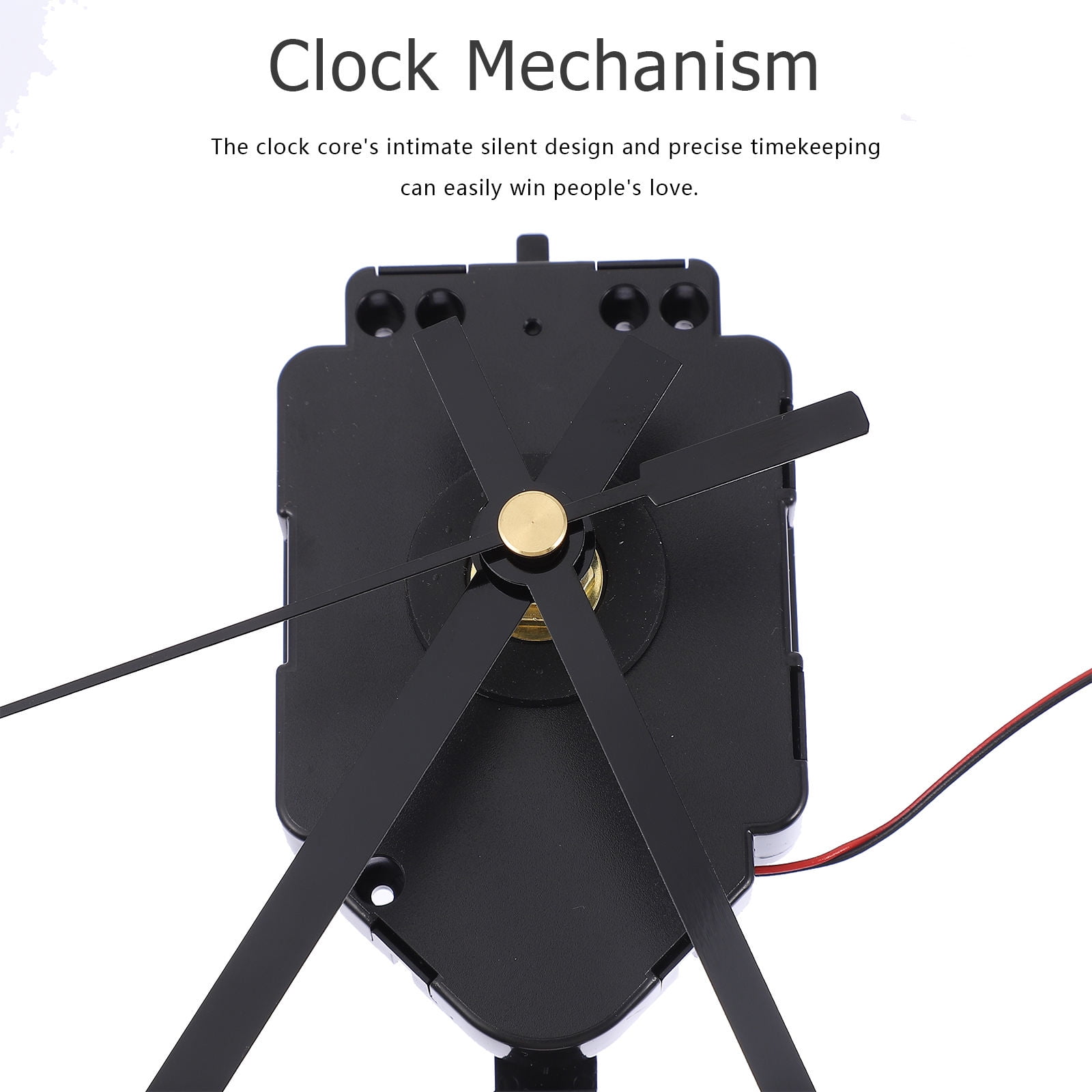 PAMINGONO 1 Set Quartz Pendulum Clock Movement for Home Decor 5.9x2.4in