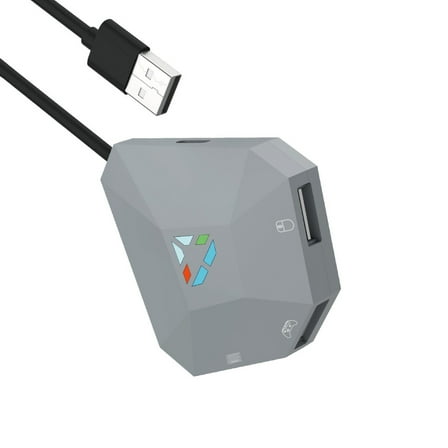High Sensitivity Gaming Consoles Keyboard Mouse Adapter With Reversible USB Port