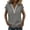 ZA-Gray-linen tops for women, variant on Women's Linen Tops Lace Patch V Neck Loose Shirts Cap Sleeve Dressy Casual Tunics Summer Trendy Tshirts for Lounge Vacation