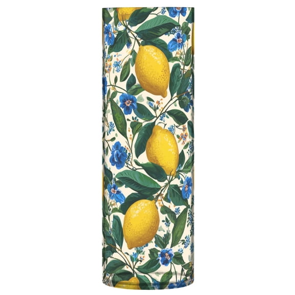Vase Plastic Vase Flower Vase Desktop Decorative Vase Wedding Decoration Vase Anti-Drop Durable Yellow Lemon Cute