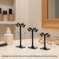 thumbnail image 3 of AURARMLET 6Pcs Black Acrylic Earring Holder Organizer with Stable Base for Retail Display, 3 of 8