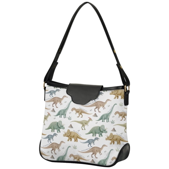 ALAZA Women Hobo Shoulder Handbag Dinosaur Funny Print Tote Bag Large Capacity Purse