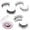 3pcs, variant on Hardpointing Reusable Self Adhesive Eyelashes, hard pointing Eyelashes, Snap On Lashes, Self Adhesive Magnetic Lashes Natural Look No Glue (A)