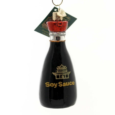 Old World Christmas SOY SAUCE Glass Ornament China Salty Flavor