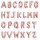 thumbnail image 5 of Globos con letras de oro rosa, decoraciones para fiestas de cumpleaños y aniversarios, decoración para bodas, globos con alfabeto, suministros para baby shower y juguetes para niños, 5 of 5