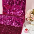 thumbnail image 4 of 1.1 Yard Violet Red Elastic Sequin Fabric 12.6" Wide Ployester PET Glitter Sequin Fabric Metallic Stretch Bling Paillette Fabric Shiny Sequence Fabric, 4 of 7