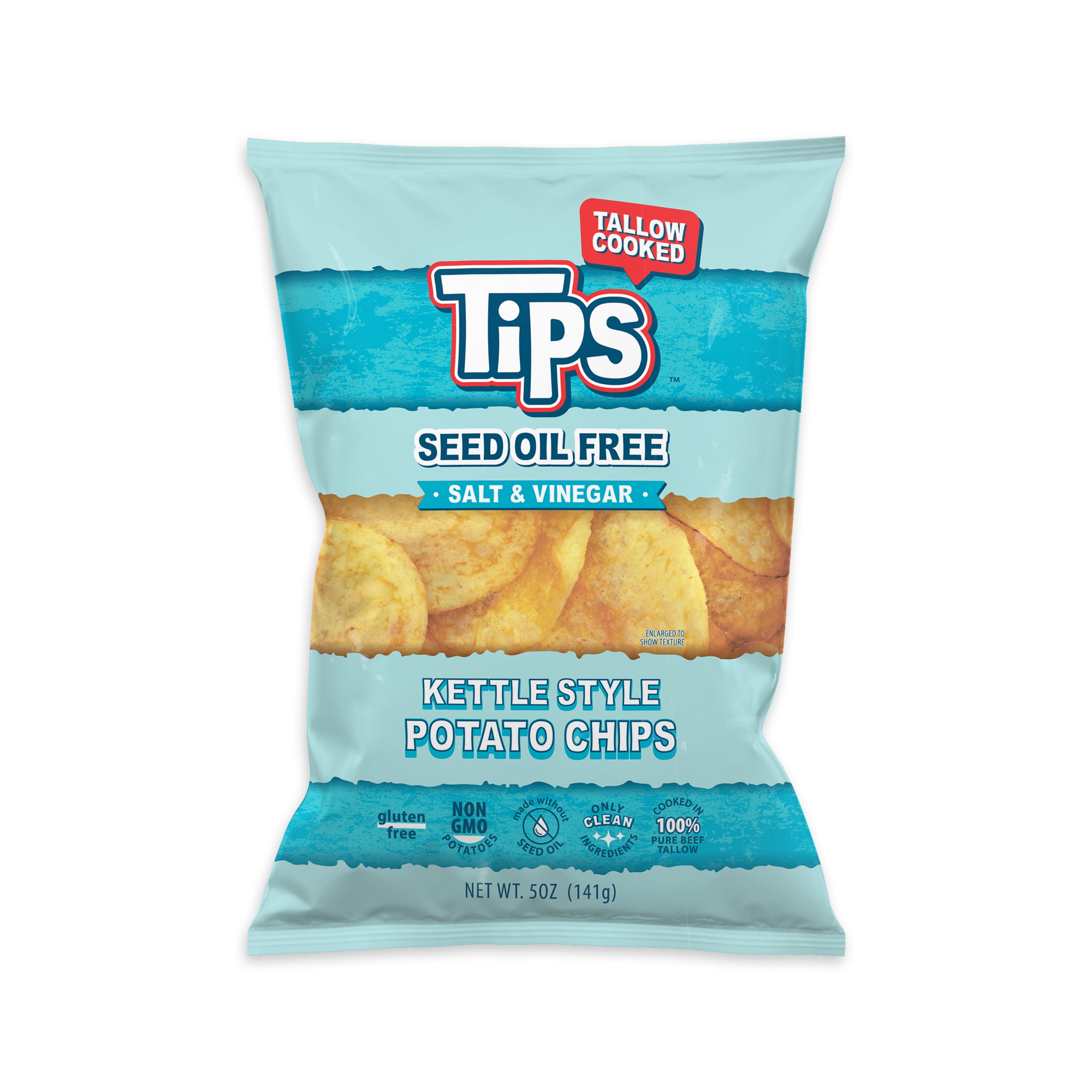 TIPS - Tallow Potato Chips Original - Salt & Vinegar