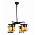 thumbnail image 2 of MEYDA 123949 25 in. W Hyde Park T Mission 4 Light Chandelier, 2 of 7