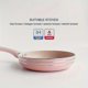 thumbnail image 3 of 1pc Pink Maifan Stone Pot, 6.5inch Non-stick Soup Pot, Frying Pot, Food Supplement Pan, Flat Cooking Utensils, Kitchen Utensils For Daily Cooking, Coo, 3 of 5