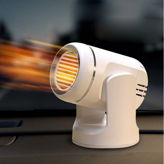 VOAVEKE Car Electrics Space Heater, Safe and Quiet Ceramic Heater Fan, Car 12V 150W Vehicle Fan Hot Warm Heater Windscreen Demister Defroster