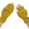 thumbnail image 2 of Winter Gloves for Women and Men Winter Clothes for Women Winter Warm Gloves Fingerless Flip Knit Gloves Mittens Gloves for Outdoor Walking Cycling Driving Women Men, 2 of 4