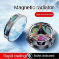 thumbnail image 2 of X42 Tablet Radiator Tablet Cooler RGB Colorful Lighting 10cm Fan, 2 of 4