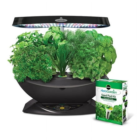 Miracle-Gro AeroGarden 7 LED with Gourmet Herb Seed Pod Kit