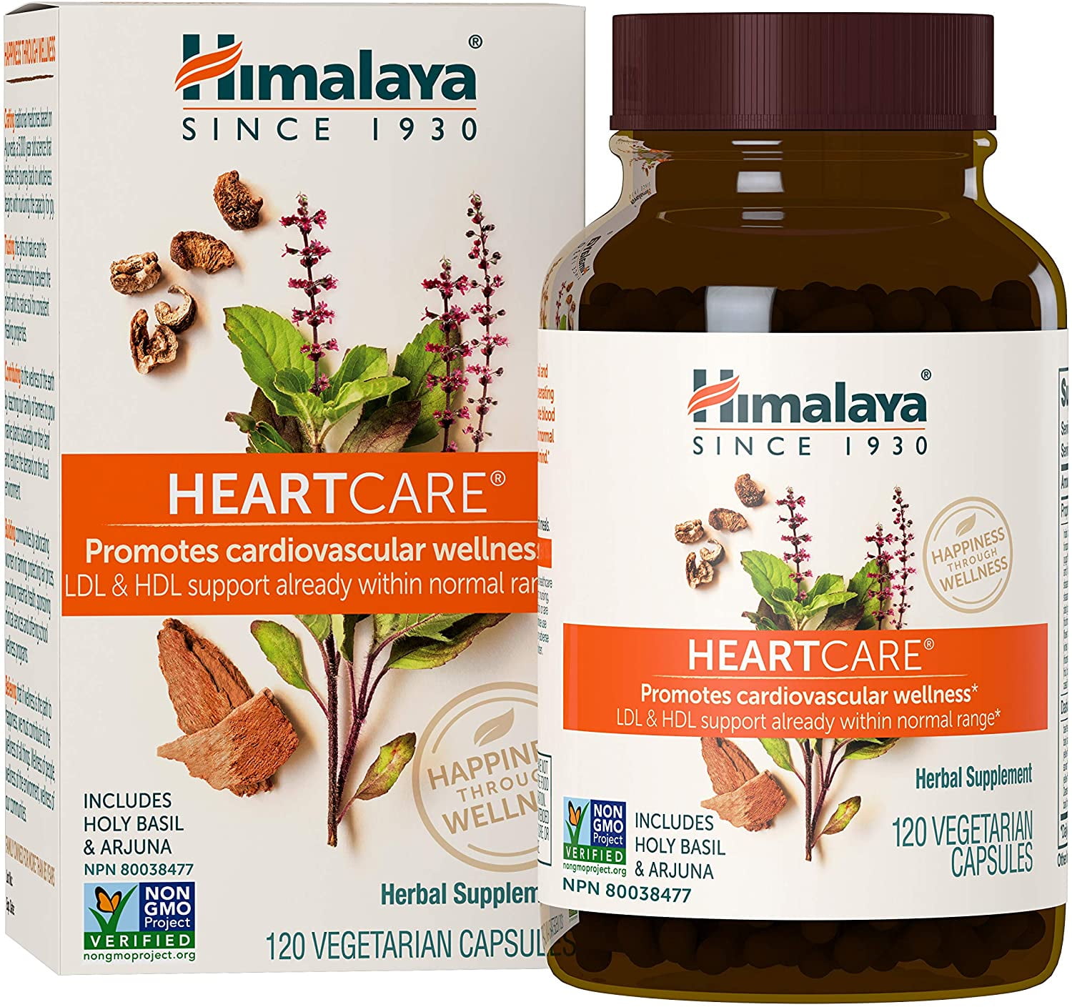 Himalaya HeartCare, Cholesterol and Blood Pressure Supplements for