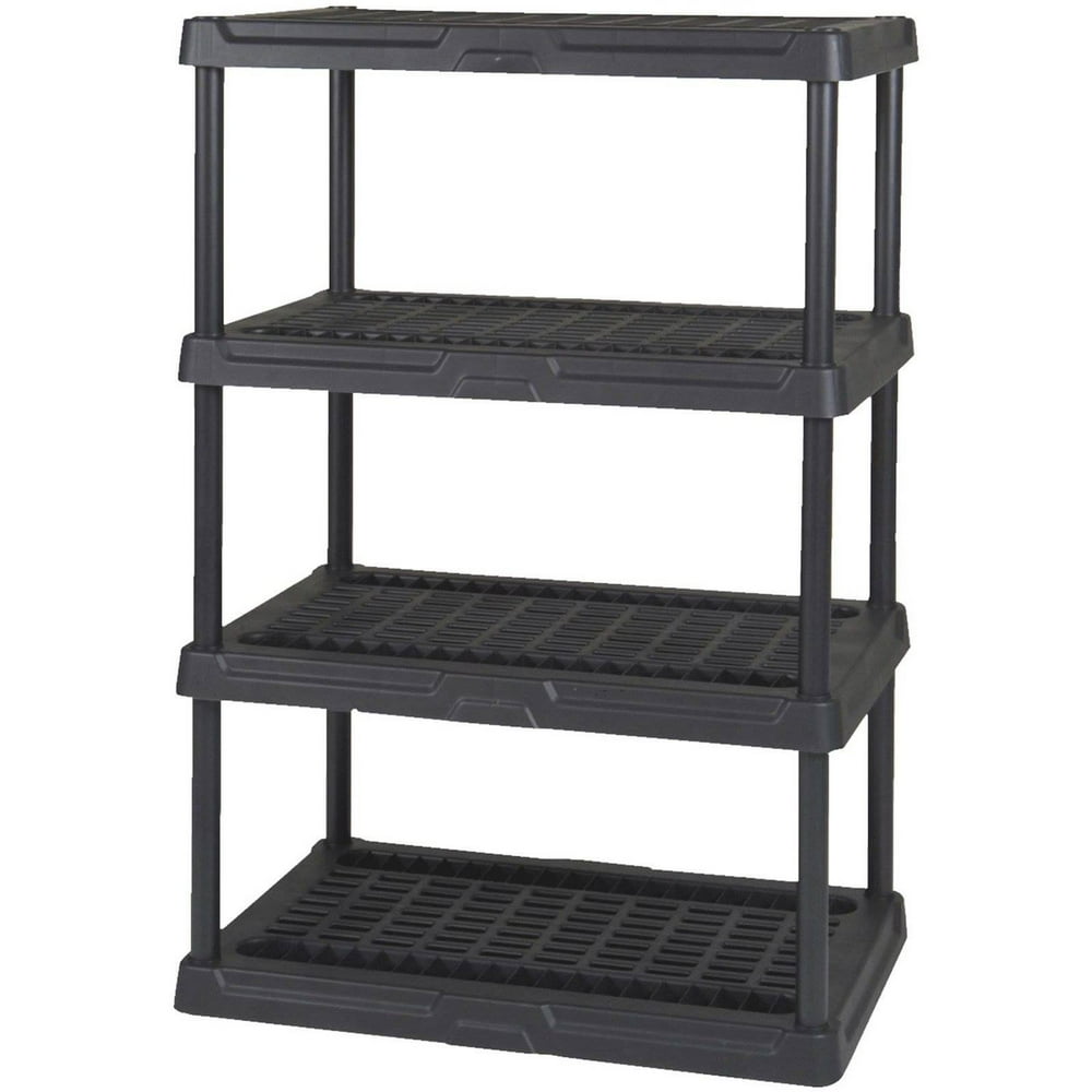 Contico 36 x 18 x 54 Inches 4 Tier Resin Outdoor and Garage Storage