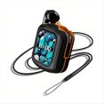 thumbnail image 1 of Auriculares Inalámbricos Inteligentes con Pantalla Táctil, Multifuncionales, con Cancelación de Ruido ENC, Bluetooth, Color Negro y Naranja., 1 of 8