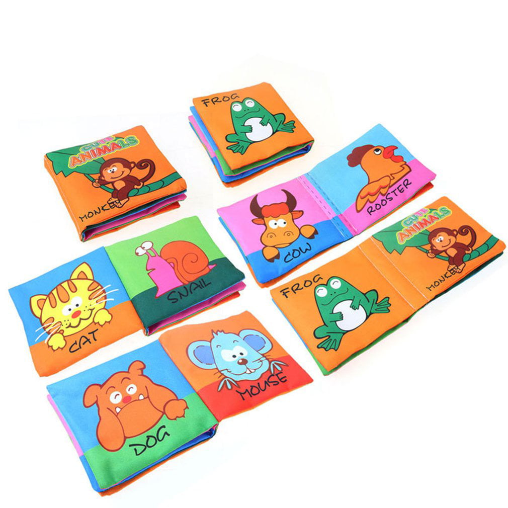 Baby Cartoon Word Book Baby Toddler Intelligence Development Education Toys ANX 