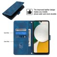 thumbnail image 3 of Nalacover Wallet Case for Samsung Galaxy A34 5G, Skin-Friendly PU Leather Shoulder Strap Lanyard Crossbody Magnetic Clasp Flip Folio Cover with Card Slots Holder Kickstand Shockproof Case,Blue, 3 of 8