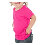 Kavio! Unisex Infants Crew Neck Short Sleeve Tee (Same IJP0493) Hot Pink 18M