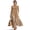 Aztec Tribe Geometric, variant on Brown Aztec Tribe Geometric Print Women's Maxi Dresses with Pockets Sleeveless Linen Look Crewneck Casual Summer Dresses for Women Beach Vacation Sleeveless Tank Dress, 2XL