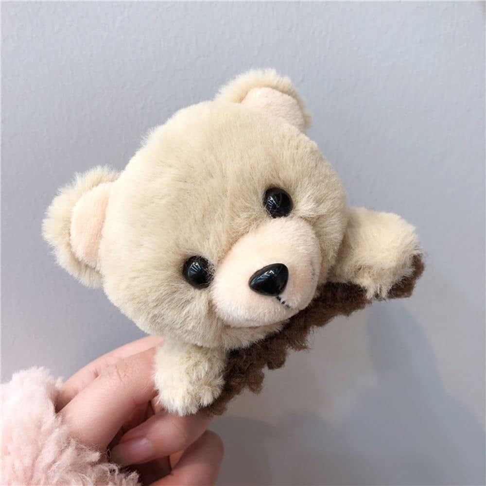 Korean Style Cute Large Bear Scrunchies Hair Rope For Women Hair Ball Ponytail Holder Girls Hairpin Headwear(C) Korean Style Cute Large Bear Scrunchies Hair Rope For Women Hair Ball Ponytail Holder Girls Hairpin Headwear(C)