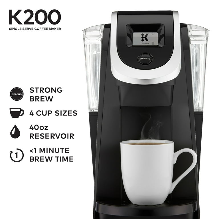 Keurig K200 2.0 Plus Series Coffeemaker in Black