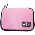thumbnail image 1 of Waterproof 2 Layer USB Cable Storage Bag Electronic Organizer Digital Gadget Case (Pink), 1 of 5