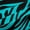 Teal, variant on Manfei Geometric Stripes Black Out Curtains,Black Pink Curtains Pack of 2 (42x63 Each),Zebra Print Bedroom Curtains,Abstract Room Decor