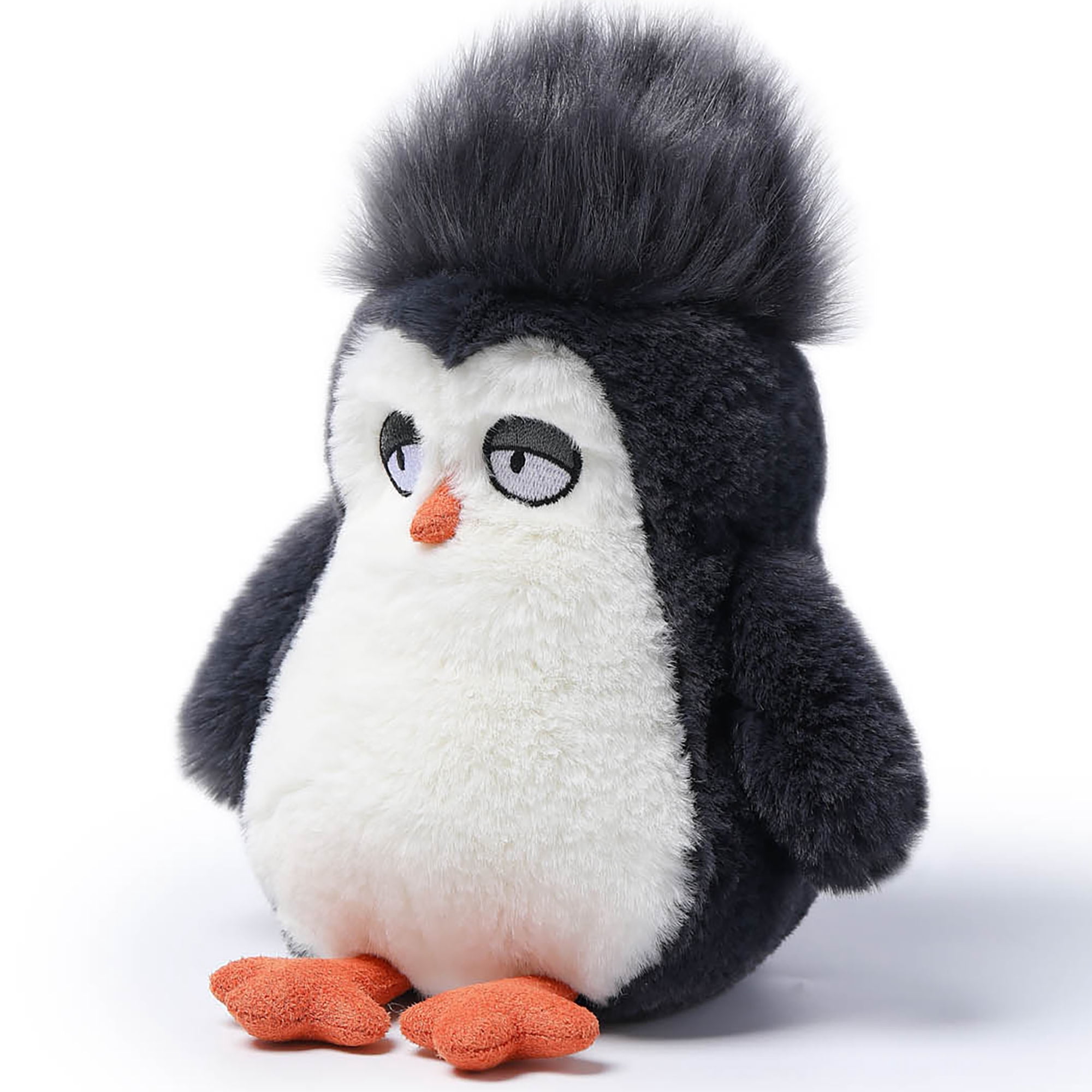 McHugs: Ocean Series - Straight Hair Penguin - 7" Black & White Stuffed Animal Plush, Soft Weighted Cuddle Toy, Cozy Play Companion, Baby-Toddler-Kids
