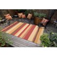 thumbnail image 2 of Liora Manne Ravella Stripe Indoor/Outdoor Area Rug - Red, 2 of 3