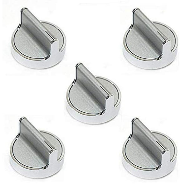 Range Cooktop Burner Knob 5 Pack Kit for Whirlpool Part W10698166