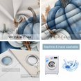 thumbnail image 2 of Fsddascl Navy Blue Pumpkin Fall Blackout Curtains for Bedroom/Living Room, Thermal Insulated Kitchen Curtains, Thanksgiving Botanical Watercolor Grommet Darkening Window Treatment Drapes 42"x84"x2, 2 of 6