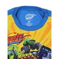 thumbnail image 4 of Blaze and The Monster Machines Toddler Boys 2 Piece Pajamas Set 3T, Red/Blue, 4 of 7