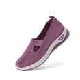 thumbnail image 2 of Women's Summer Fashion Breathable Mesh On Casual Shoes Round Toe Non Sports Walking Footwear, 2 of 8