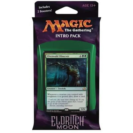 Magic the Gathering: MTG Eldritch Moon: Intro Pack / Theme Deck: Weapons and Wards (includes 2 Booster Packs & Alternate Art Premium Rare Promo) Green /.., By Magic: the