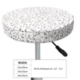 thumbnail image 4 of Daiia Poodle Dog Stool Covers Round,Round Bar Stool Covers Waterproof Bar Chair Covers Washable Stool Cushion Slipcover for 12-14 Inch Chair-14 inch, 4 of 7