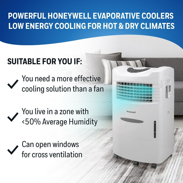 Honeywell Evaporative Air Cooler Lowes Honeywell 470-659CFM