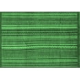 thumbnail image 1 of Ahgly Company Indoor Rectangle Abstract Emerald Green Modern Area Rugs, 5' x 7', 1 of 4
