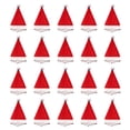 thumbnail image 1 of 20pcs Mini DIY Christmas Hat Design Lollipop Top Wraps Toppers Candy Packing Hat Wine Bottle Cap, 1 of 5