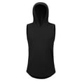 thumbnail image 2 of CaComMARK PI Mens Tank Top Sleeveless Hoodie T-Shirt Summer Casual Shirt Muscle Tee Fitness Vest Bodybuilding Workout Tank Tops Black L(L), 2 of 4