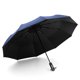 thumbnail image 1 of Paraguas plegable automático de 12 huesos con pegamento negro, sombrilla de doble propósito con protección UV, 1 of 5