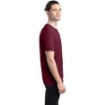 thumbnail image 3 of Hanes TAGLESS Men`s T-Shirt - Best-Seller, XL, Maroon, 3 of 3