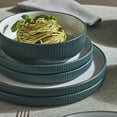 thumbnail image 2 of Christian Siriano Laro 12-Piece Dinnerware Set Stoneware, Green, 2 of 6