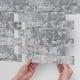 thumbnail image 3 of Adhesivo para azulejos de espuma esmerilada 3D con diseño de grano de piedra, autoadhesivo para cocina, baño, decoración de pared americana, papel tapiz impermeable a prueba de aceite, 3 of 5