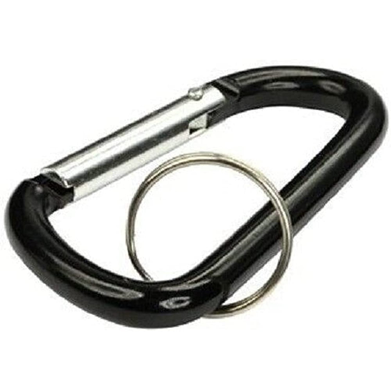 Bilot 3" Aluminum Carabiner DRing Keychain Key Ring Spring Loaded Key