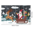 thumbnail image 2 of SZXZYGS Christmas Outdoor Garage Door Tapestry Cloth Holiday Party Decoration Background Cloth Matching Hanging Cloth Size Convenient, 2 of 3