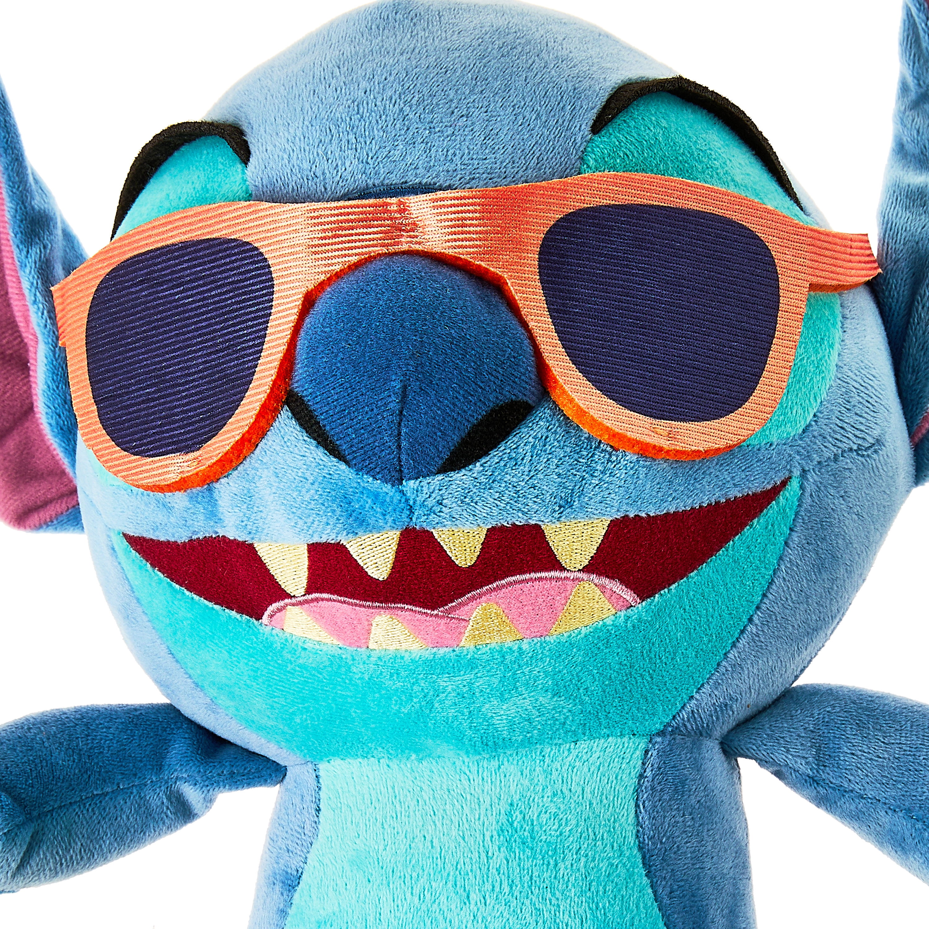 Disney Street Beach Large Plush Stitch, 17-Inch Stuffed Animal, Alien, Disney's Lilo and Stitch, Kids Toys for Ages 2 up
